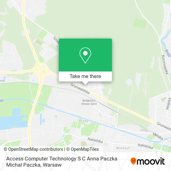 Карта Access Computer Technology S C Anna Paczka Michal Paczka