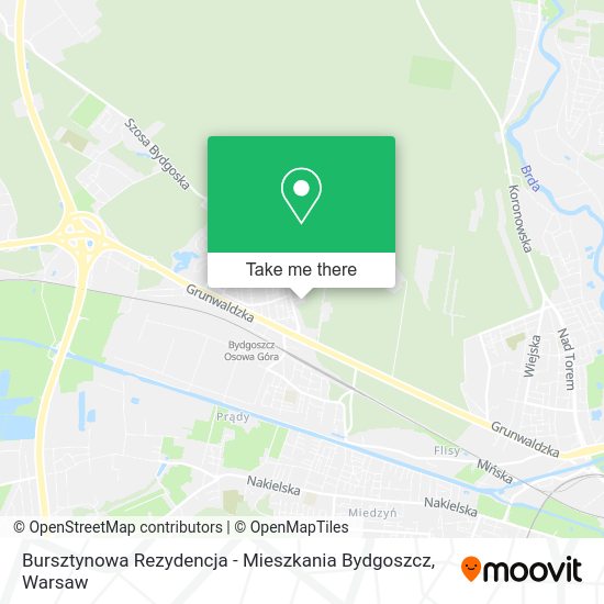 Карта Bursztynowa Rezydencja - Mieszkania Bydgoszcz