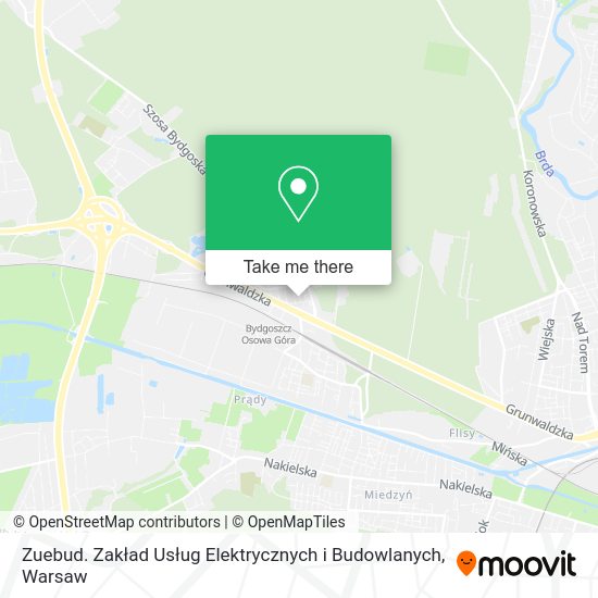 Zuebud. Zakład Usług Elektrycznych i Budowlanych map