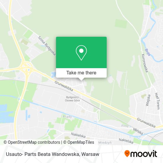 Usauto- Parts Beata Wandowska map