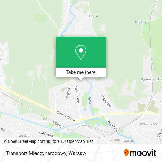 Карта Transport Miedzynarodowy