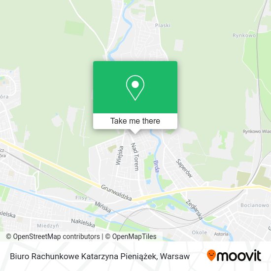 Biuro Rachunkowe Katarzyna Pieniążek map