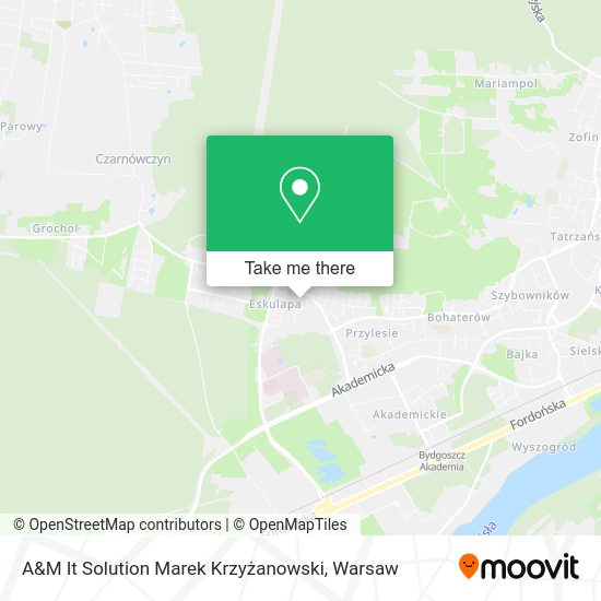 A&M It Solution Marek Krzyżanowski map