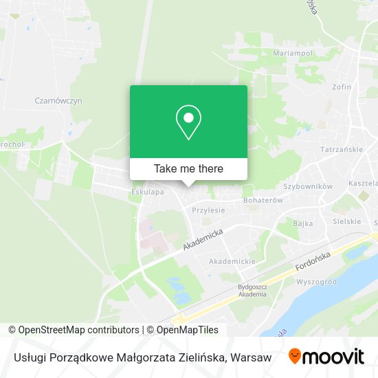 Usługi Porządkowe Małgorzata Zielińska map