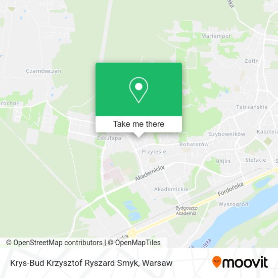 Krys-Bud Krzysztof Ryszard Smyk map