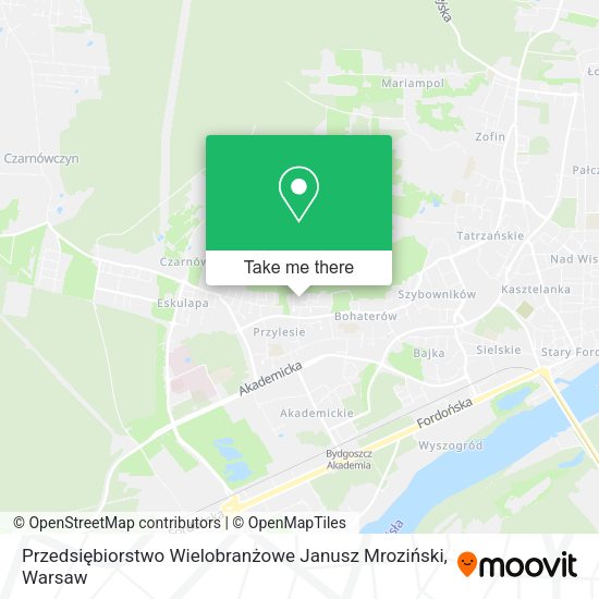 Przedsiębiorstwo Wielobranżowe Janusz Mroziński map