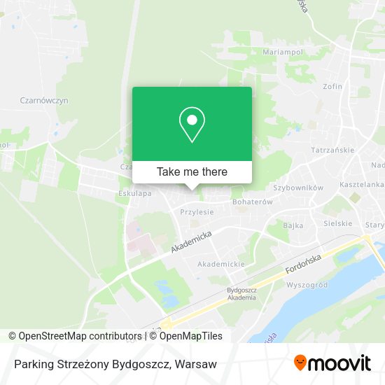 Parking Strzeżony Bydgoszcz map