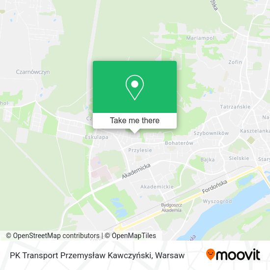 PK Transport Przemysław Kawczyński map