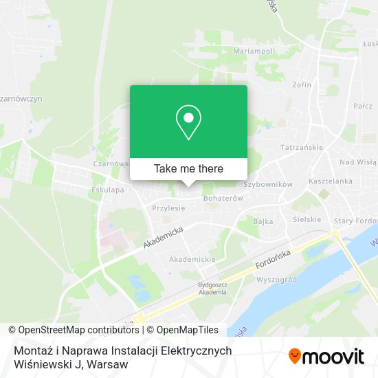 Montaż i Naprawa Instalacji Elektrycznych Wiśniewski J map