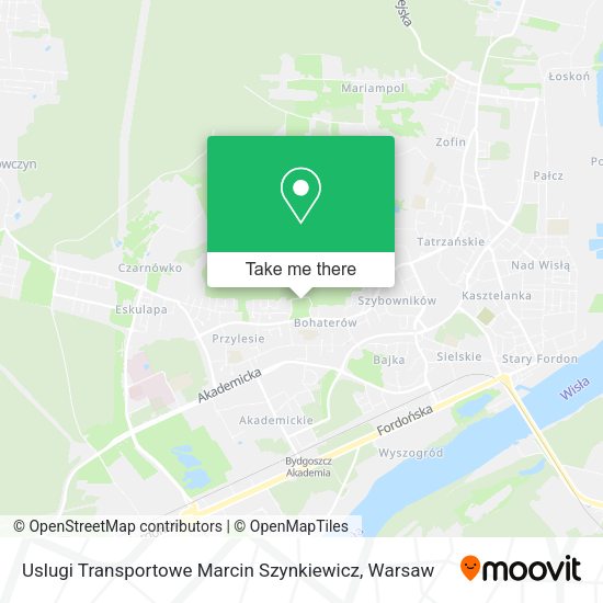 Uslugi Transportowe Marcin Szynkiewicz map