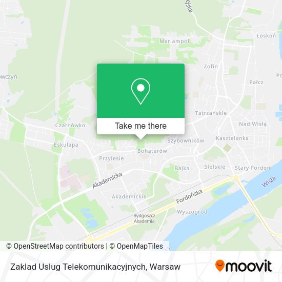 Zaklad Uslug Telekomunikacyjnych map