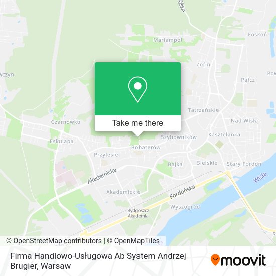 Firma Handlowo-Usługowa Ab System Andrzej Brugier map