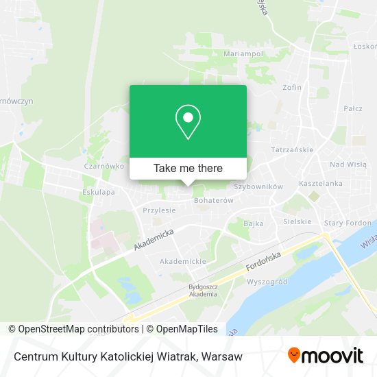 Centrum Kultury Katolickiej Wiatrak map