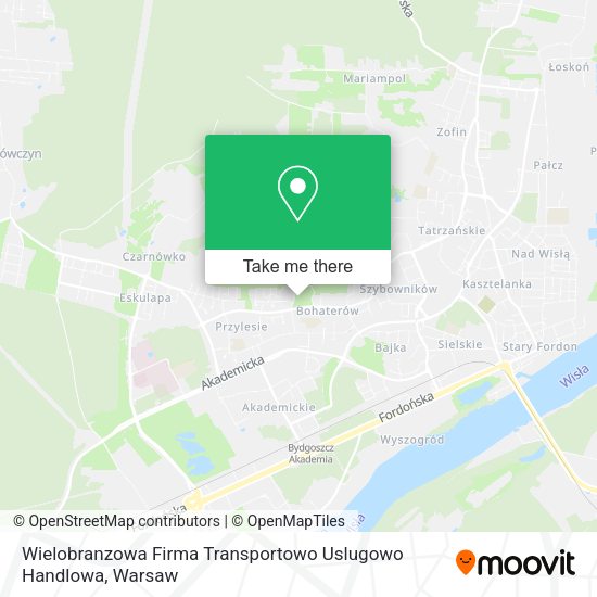 Карта Wielobranzowa Firma Transportowo Uslugowo Handlowa