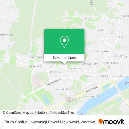 Biuro Obsługi Inwestycji Paweł Majkowski map