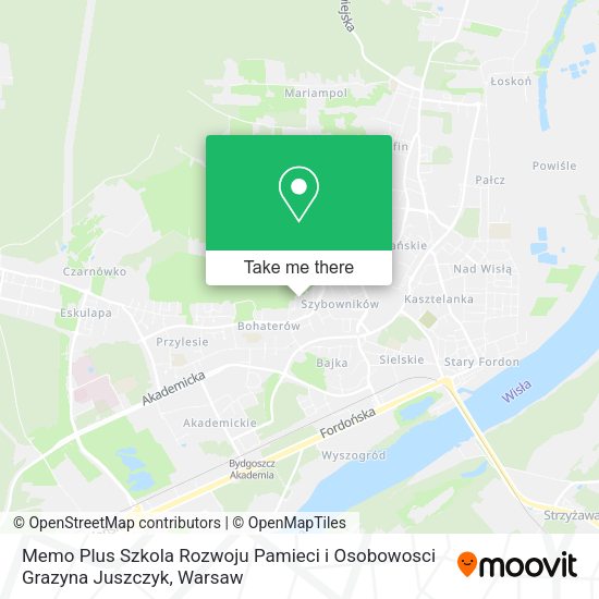 Memo Plus Szkola Rozwoju Pamieci i Osobowosci Grazyna Juszczyk map