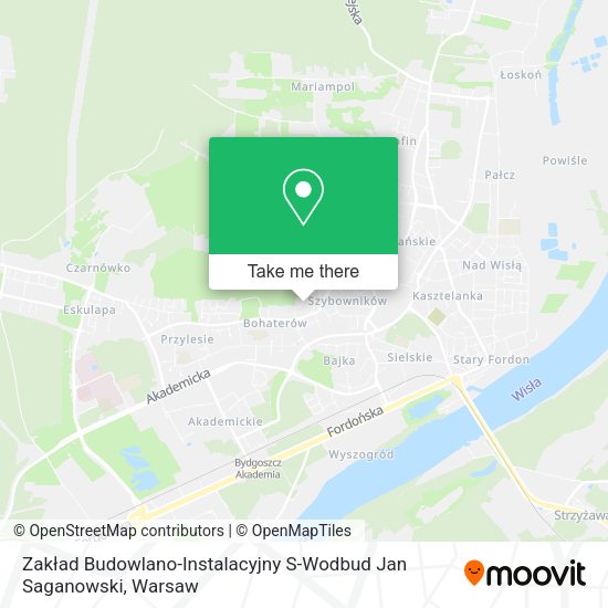 Zakład Budowlano-Instalacyjny S-Wodbud Jan Saganowski map