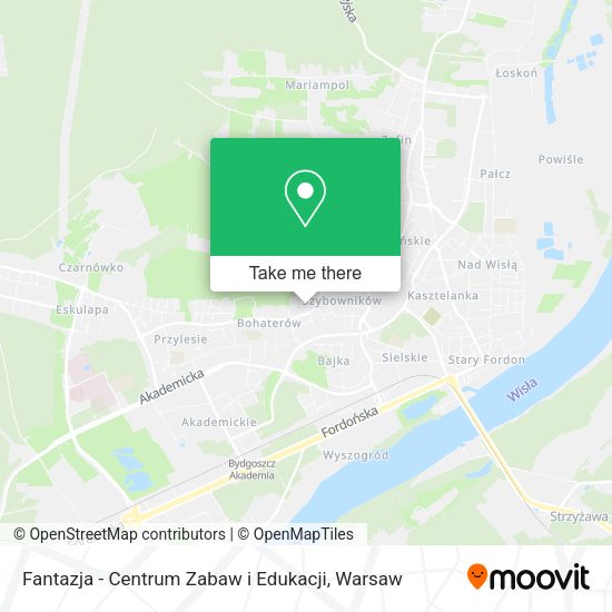 Fantazja - Centrum Zabaw i Edukacji map