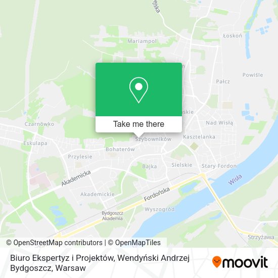 Карта Biuro Ekspertyz i Projektów, Wendyński Andrzej Bydgoszcz