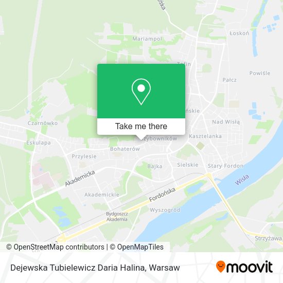 Dejewska Tubielewicz Daria Halina map