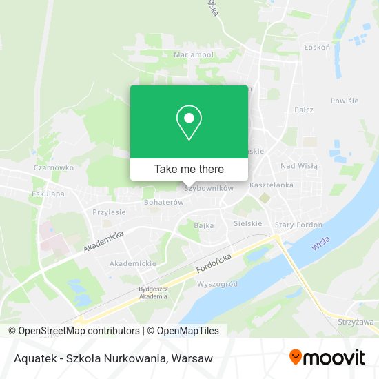 Aquatek - Szkoła Nurkowania map