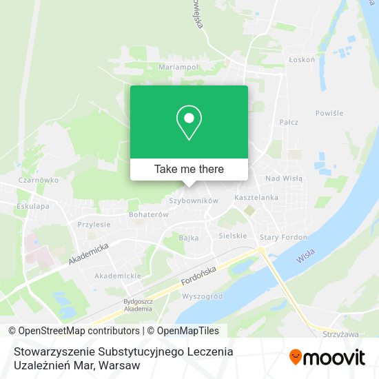 Stowarzyszenie Substytucyjnego Leczenia Uzależnień Mar map