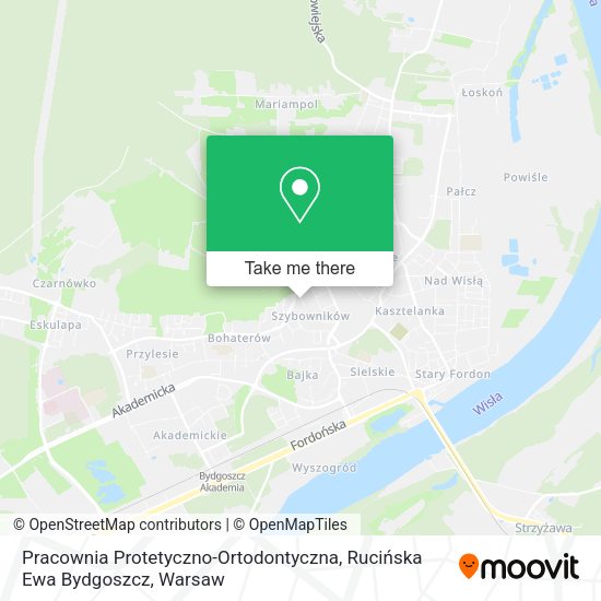 Pracownia Protetyczno-Ortodontyczna, Rucińska Ewa Bydgoszcz map