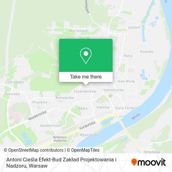 Antoni Cieśla Efekt-Bud Zakład Projektowania i Nadzoru map