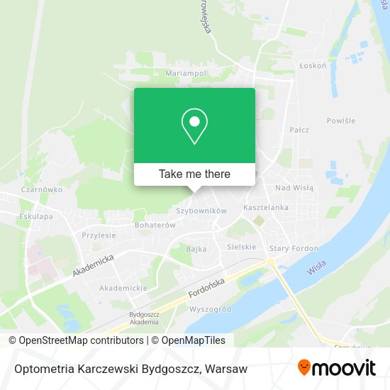 Optometria Karczewski Bydgoszcz map