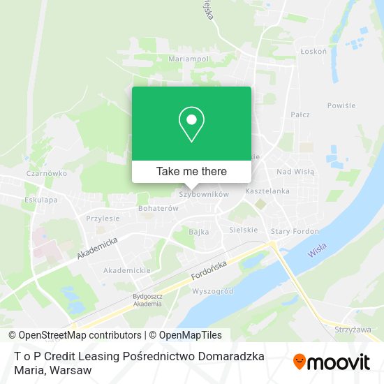 T o P Credit Leasing Pośrednictwo Domaradzka Maria map