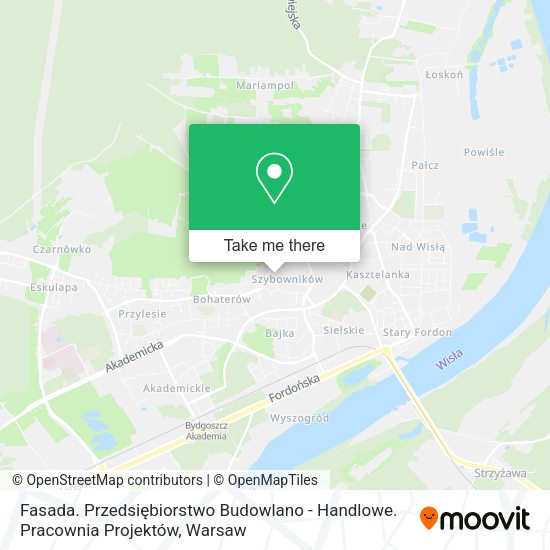 Fasada. Przedsiębiorstwo Budowlano - Handlowe. Pracownia Projektów map