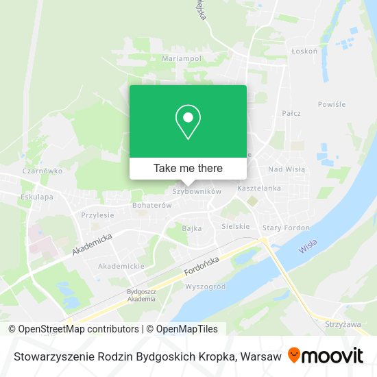 Карта Stowarzyszenie Rodzin Bydgoskich Kropka