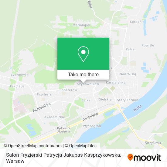 Карта Salon Fryzjerski Patrycja Jakubas Kasprzykowska