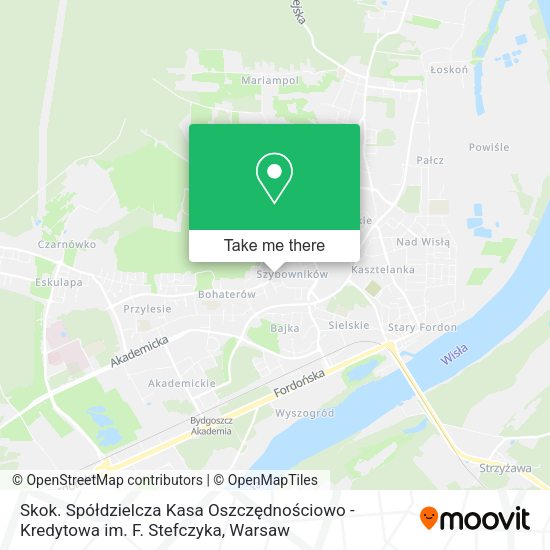 Skok. Spółdzielcza Kasa Oszczędnościowo - Kredytowa im. F. Stefczyka map