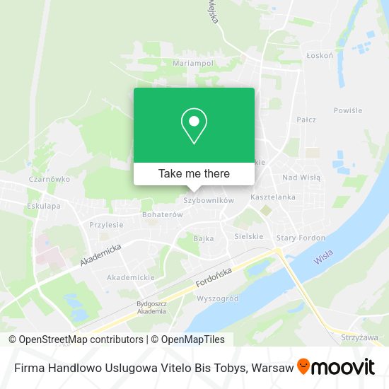 Firma Handlowo Uslugowa Vitelo Bis Tobys map