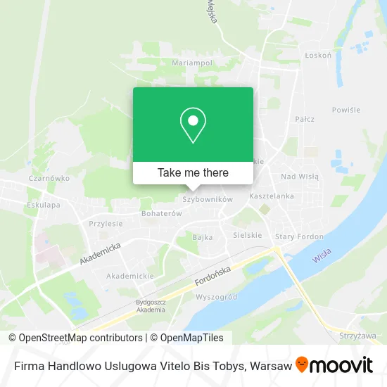 Карта Firma Handlowo Uslugowa Vitelo Bis Tobys