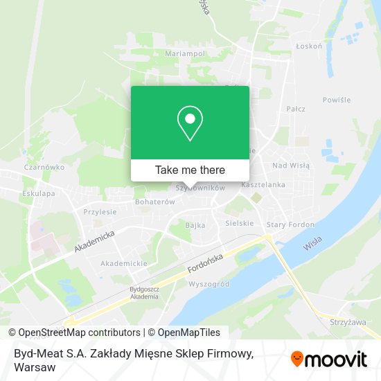 Byd-Meat S.A. Zakłady Mięsne Sklep Firmowy map