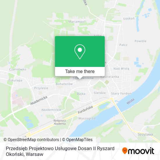 Przedsięb Projektowo Usługowe Dosan II Ryszard Okoński map