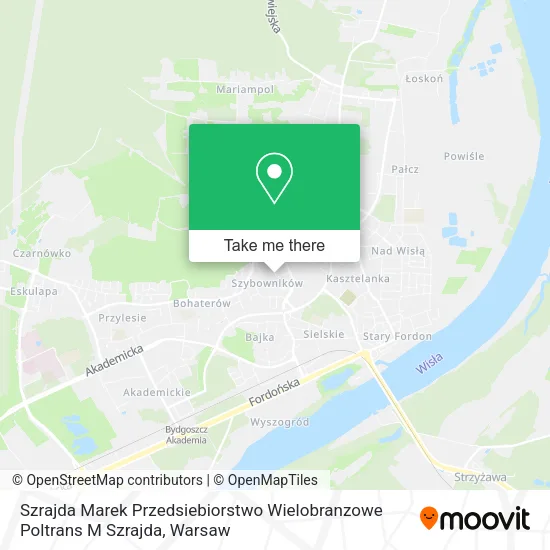Карта Szrajda Marek Przedsiebiorstwo Wielobranzowe Poltrans M Szrajda