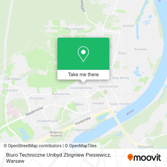 Biuro Techniczne Unibyd Zbigniew Piesiewicz map