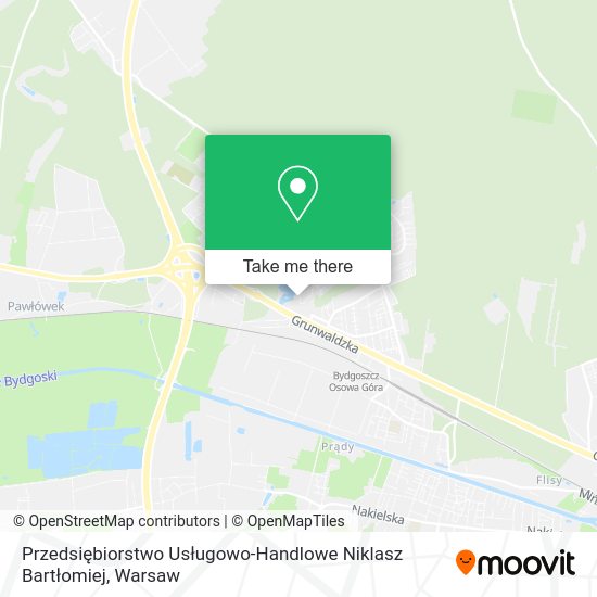 Przedsiębiorstwo Usługowo-Handlowe Niklasz Bartłomiej map