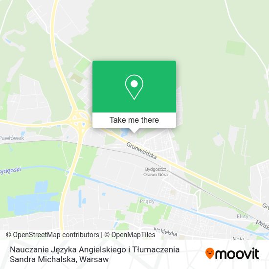 Nauczanie Języka Angielskiego i Tłumaczenia Sandra Michalska map