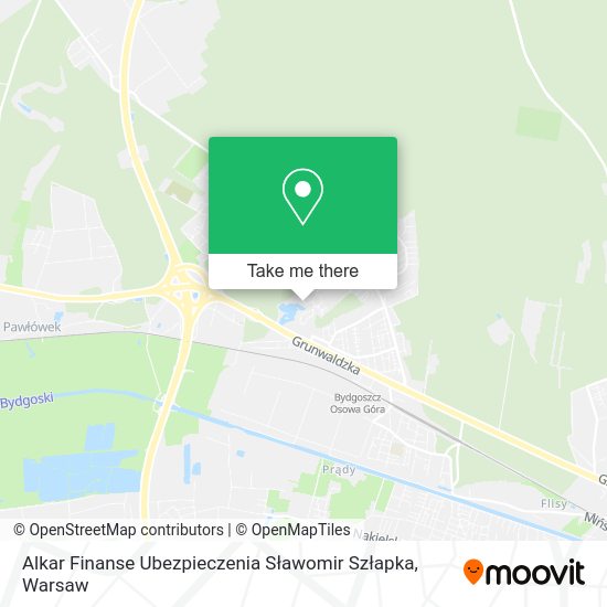 Alkar Finanse Ubezpieczenia Sławomir Szłapka map