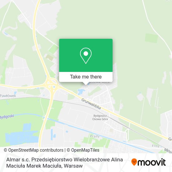 Almar s.c. Przedsiębiorstwo Wielobranżowe Alina Maciuła Marek Maciuła map