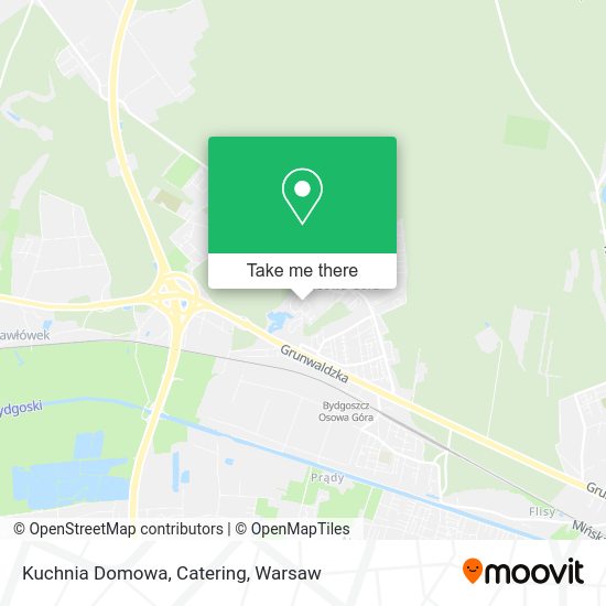 Kuchnia Domowa, Catering map