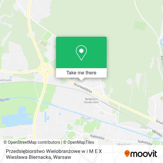 Przedsiębiorstwo Wielobranżowe w i M E X Wiesława Biernacka map