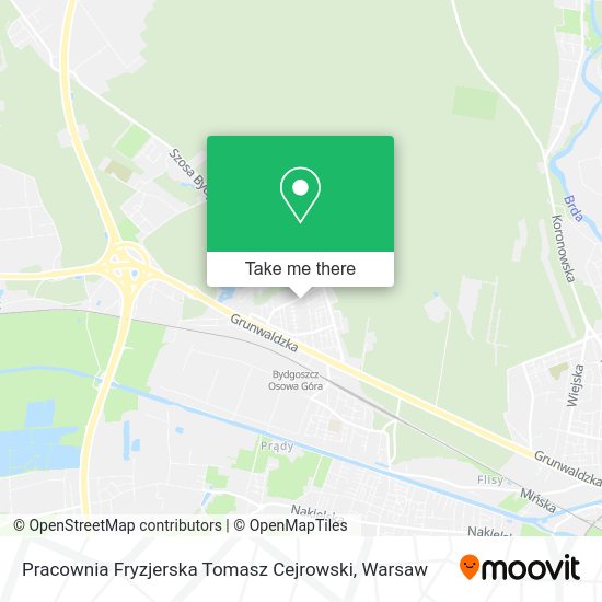 Pracownia Fryzjerska Tomasz Cejrowski map