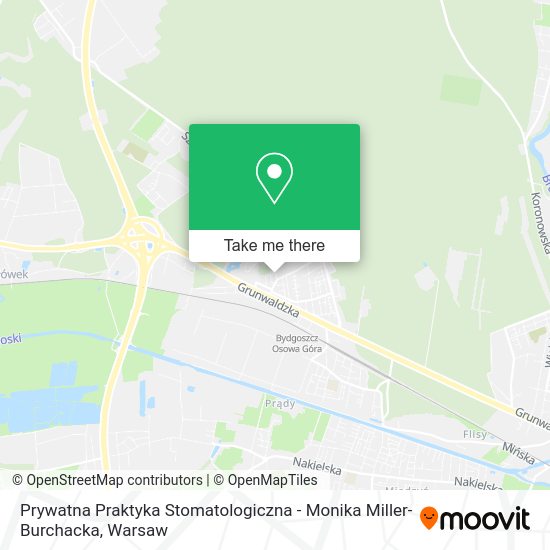 Prywatna Praktyka Stomatologiczna - Monika Miller-Burchacka map