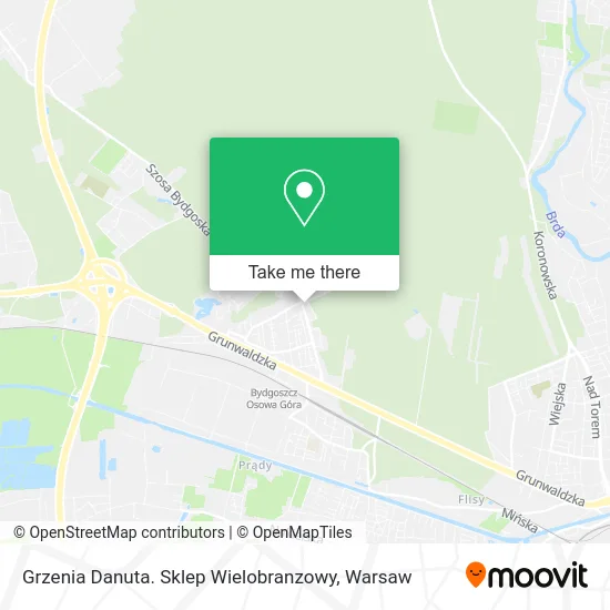 Карта Grzenia Danuta. Sklep Wielobranzowy