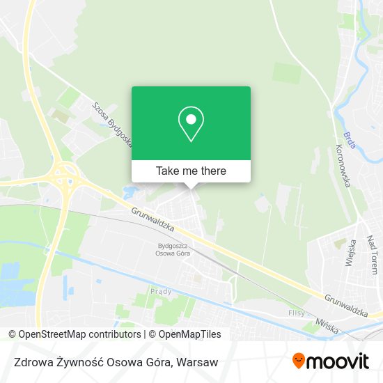 Zdrowa Żywność Osowa Góra map